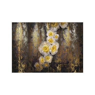 Serafina 8 Panel Yellow Mural