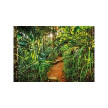Jungle Trail 8 Panel Green Mural
