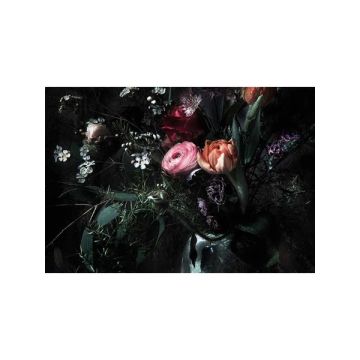 Still Life 8 Panel Black Mural