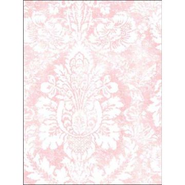 Valentine Damask Pink Wallpaper