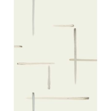 Gilded Sumi E Neutral and Glint Wallpaper