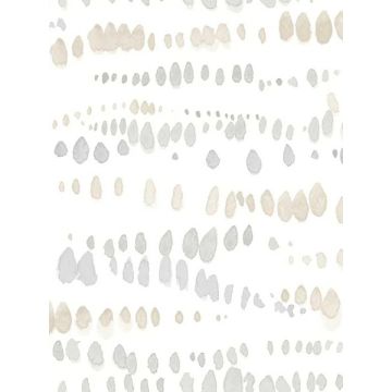Dewdrops Neutral Wallpaper