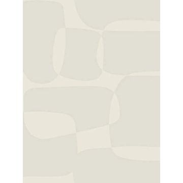 Block Caramel and Cream Wallpaper