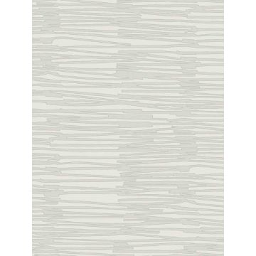 Water Reed Thatch Dove and Silver Wallpaper