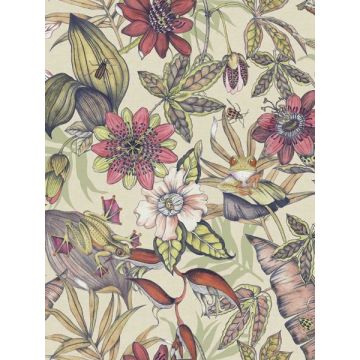 Rainforest Cream Wallpaper