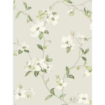 Dogwood Light Grey Wallpaper