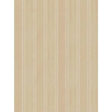 Classic Stripe Emboss Gold Wallpaper