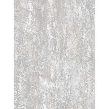 In register Plaster Effect Silver Grey Wallpaper