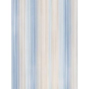 Ombre Stripe Pearl Blue Taupe Wallpaper