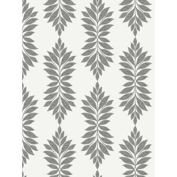 Broadsands Botanica Grey and Off White Wallpaper