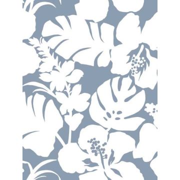 Hibiscus Arboretum Blue Wallpaper