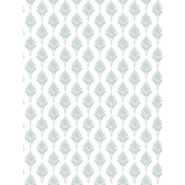 French Scallop Light Grey Wallpaper