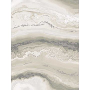 Moontide White Wallpaper