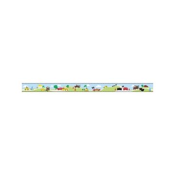 Disney and Pixar Cars Light Blue Border