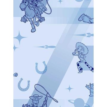 Disney and Pixar Toy Story 4 Retro Blue Wallpaper