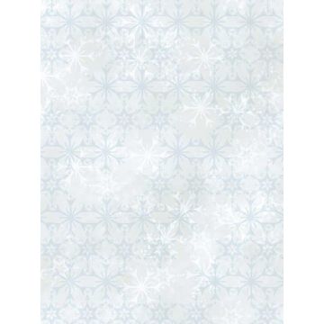 Disney Frozen 2 Snowflake White and Aqua Wallpaper