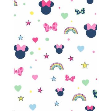 Disney Minnie Mouse Rainbow Pink Wallpaper