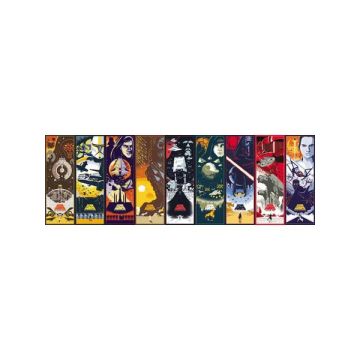 Star Wars Celebrating the Saga Black and Green Border