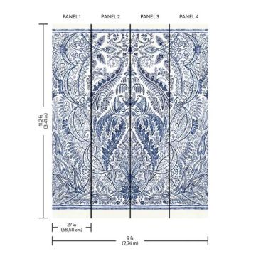 Jaipur Blue Mural