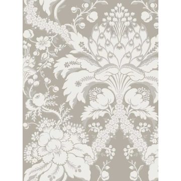 French Artichoke Dam Beige Wallpaper