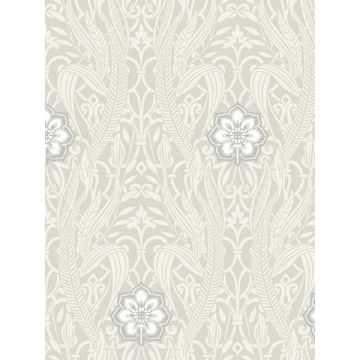 Gatsby Damask Grey Wallpaper