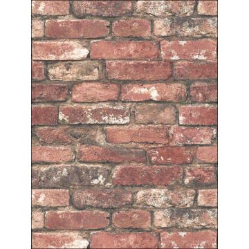 Loft Brick Red Wallpaper