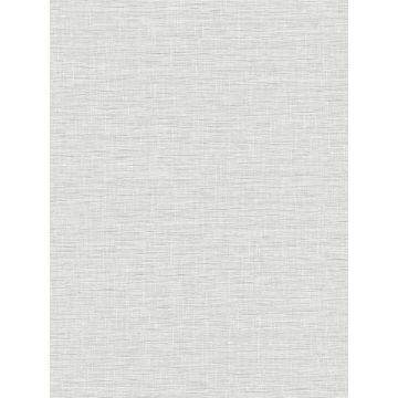 Silk Linen Weave Grey Wallpaper