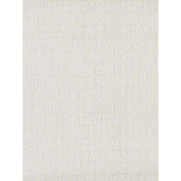 Tectonic Texture White and Silver Wallpaper