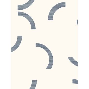 Lunula Navy Wallpaper