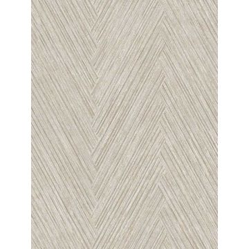 Thatched Chevron Linen Wallpaper