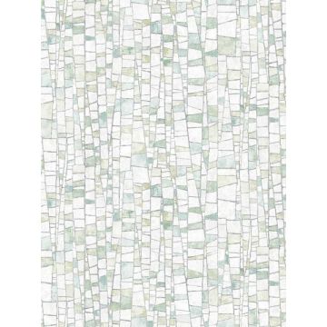 Kaleidoscopic Green Wallpaper