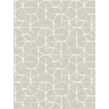 Looking Glass Grey and Silver Wallpaper