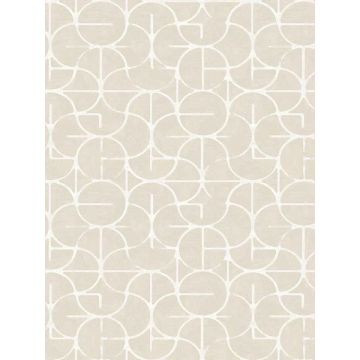 Looking Glass Beige Wallpaper