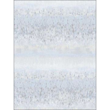 Monet Meadow Grey Blue Wallpaper