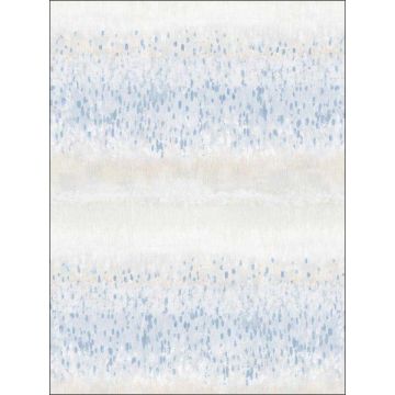Monet Meadow Blue Beige Wallpaper