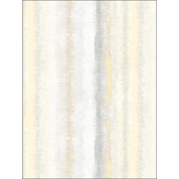Frequency Stripe Grey Yellow Wallpaper