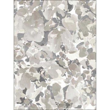 Bloom Grey Wallpaper