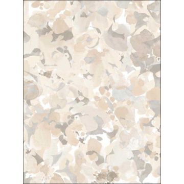 Bloom Beige Brown Wallpaper