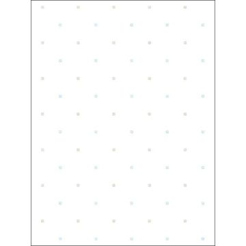 Square Pegs Blue Beige Grey Wallpaper