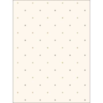 Square Pegs Cream Brown Wallpaper