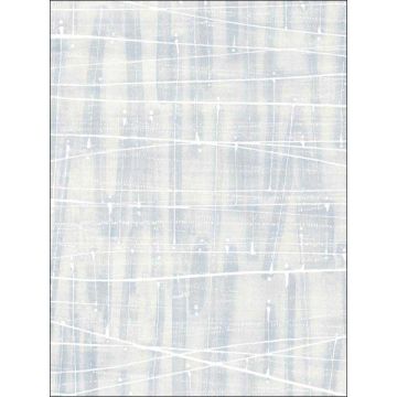 Meander Beige Blue Wallpaper