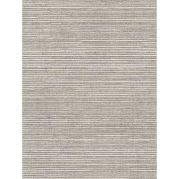 Imitation Grasscloth Dark Grey Wallpaper
