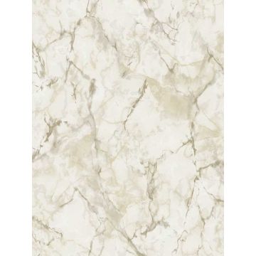 Natural Marble like Pearl and Beige Wallpaper