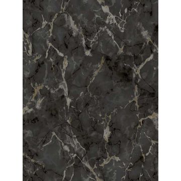 Natural Marble like Blackish Gold Wallpaper