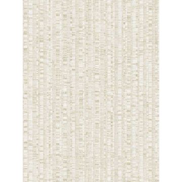Bengal Stripe Pearl and Beige Wallpaper