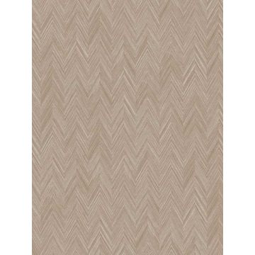 Fiber Weave Taupe Light Metallic Gold Wallpaper