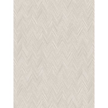 Fiber Weave Tan Metallic Silver Wallpaper