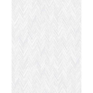 Fiber Weave White Opaque Silver Wallpaper