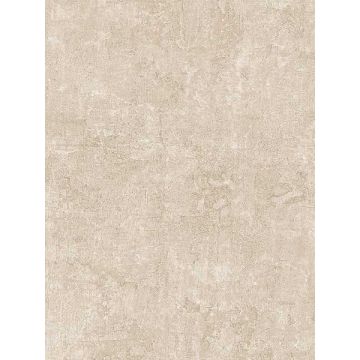 3D Plaster Brown Wallpaper