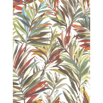 Swaying Palms Rouge & Mink Wallpaper